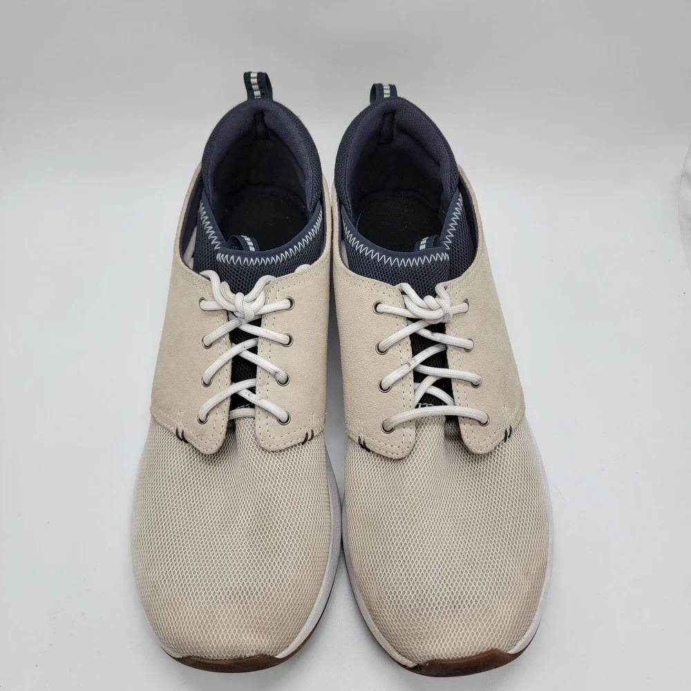 Reef Cruiser Casual Surf Shoes Comfort Men's Size 11 Tan Ivory Navy Sneakers